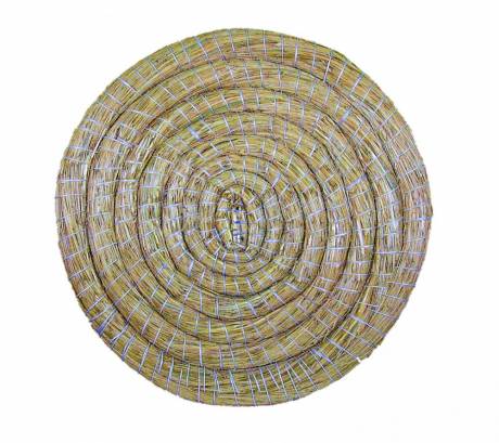 Straw target, straw target archery 110x11 cm natural black.bulls